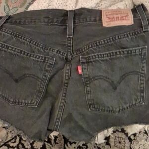 Levi's Women's Dark Denim Jean Shorts